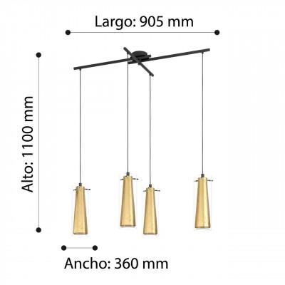 Lámparas Colgantes PINTO GOLD