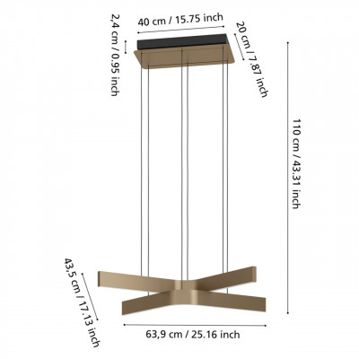 Lámparas Colgantes FOLCINO-Z